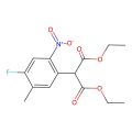 1,3-Diethyl 2-(4-fluoro-5-methyl-2-nitrophenyl)-propanedioate