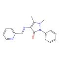 1,5-dimethyl-2-phenyl-4-[(2-pyridinylmethylene)amino]-1,2-dihydro-3H-pyrazol-3-one