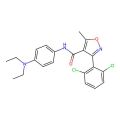 3-(2,6-dichlorophenyl)-N-[4-(diethylamino)phenyl]-5-methyl-1,2-oxazole-4-carboxamide