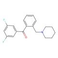 3',5'-Difluoro-2-piperidinomethyl benzophenone