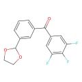 3-(1,3-Dioxolan-2-YL)-3',4',5'-trifluorobenzophenone