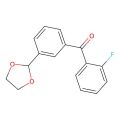 3'-(1,3-Dioxolan-2-YL)-2-fluorobenzophenone