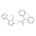 2-{[4-ethyl-5-(furan-2-yl)-4H-1,2,4-triazol-3-yl]sulfanyl}-1-(10H-phenothiazin-10-yl)ethan-1-one