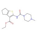 ethyl 2-[(4-methylpiperazine-1-carbonyl)amino]-5,6-dihydro-4H-cyclopenta[b]thiophene-3-carboxylate