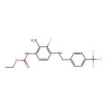 ethyl N-[2-amino-3-fluoro-4-[[4-(trifluoromethyl)phenyl]methylamino]phenyl]carbamate
