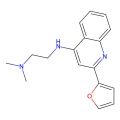 1,2-Ethanediamine, N'-(2-(2-furanyl)-4-quinolinyl)-N,N-dimethyl-