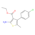 2-氨基-4-(4-氯苯基)-5-甲基噻吩-3-羧酸乙酯