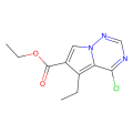 4-氯-5-乙基吡咯并[2,1-f] [1,2,4]三嗪-6-羧酸乙酯
