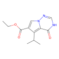 4-氧代-5-(丙-2-基)-3H,4H-吡咯并[2,1-f] [1,2,4]三嗪-6-羧酸乙酯