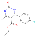 4-(4-氟苯基)-6-甲基-2-(1H,3H)-嘧啶-5-羧酸乙酯