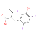 α-乙基-3-羟基-2,4,6-三碘氢化肉桂酸