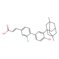 (E)-3-[3-chloro-4-[3-(3,5-dimethyl-1-adamantyl)-4-hydroxyphenyl]phenyl]prop-2-enoic acid
