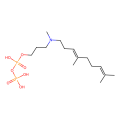 {[(3-{[(3E)-4,8-dimethylnona-3,7-dien-1-yl](methyl)amino}propoxy)(hydroxy)phosphoryl]oxy}phosphonic acid