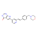 6-[2-[(E)-2-[4-(morpholin-4-ylmethyl)phenyl]ethenyl]pyridin-4-yl]-1,7-dihydropyrrolo[3,2-e]pyrimidin-4-one