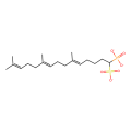 (5E,9E)-6,10,14-trimethyl-1-phosphonatopentadeca-5,9,13-triene-1-sulfonate