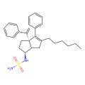 Endo 5-Hexyl-4-phenyl-3a-(1-phenylvinyl)-1,2,3,3a,6,6a-hexahydropentalen-1-yl sulfamide