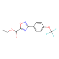 ethyl 3-[4-(trifluoromethoxy)phenyl]-1,2,4-oxadiazole-5-carboxylate