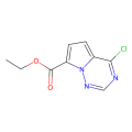 ethyl 4-chloropyrrolo[2,1-f][1,2,4]triazine-7-carboxylate