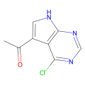 1-{4-chloro-7H-pyrrolo[2,3-d]pyrimidin-5-yl}ethan-1-one