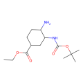 ethyl (1S,3R,4R)-4-amino-3-{[(tert-butoxy)carbonyl]amino}cyclohexane-1-carboxylate