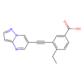 4-ethyl-3-(2-{pyrazolo[1,5-a]pyrimidin-6-yl}ethynyl)benzoic acid