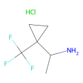1-[1-(trifluoromethyl)cyclopropyl]ethanamine hydrochloride