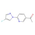 1-[6-(4-fluoropyrazol-1-yl)-3-pyridyl]ethanone