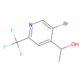 1-[5-bromo-2-(trifluoromethyl)-4-pyridyl]ethanol