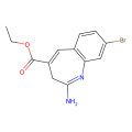 ethyl 2-amino-8-bromo-3H-1-benzazepine-4-carboxylate