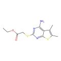 Ethyl 2-(4-amino-5,6-dimethylthiopheno[2,3-d]pyrimidin-2-ylthio)acetate