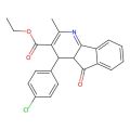 ethyl 4-(4-chlorophenyl)-2-methyl-5-oxo-4a,5-dihydro-4H-indeno[1,2-b]pyridine-3-carboxylate
