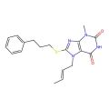 7-[(E)-but-2-enyl]-3-methyl-8-(3-phenylpropylsulfanyl)purine-2,6-dione