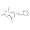 1-ethyl-6-methyl-3-[(E)-2-phenylethenyl]pyrimido[5,4-e][1,2,4]triazine-5,7-dione