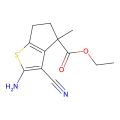 ethyl 2-amino-3-cyano-4-methyl-5,6-dihydrocyclopenta[b]thiophene-4-carboxylate