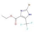 ethyl 2-bromo-5-(trifluoromethyl)-1H-imidazole-4-carboxylate