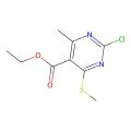 ethyl 2-chloro-4-methyl-6-methylsulfanyl-pyrimidine-5-carboxylate