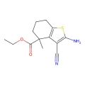 ethyl 2-amino-3-cyano-4-methyl-6,7-dihydro-5H-benzothiophene-4-carboxylate