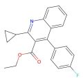 2-环丙基-4-(4-氟苯基)-喹啉-3-羧酸乙酯