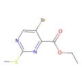 5-溴-2-(甲基硫代)嘧啶-4-羧酸乙酯