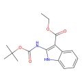 3-(乙氧基羰基)-1H-吲哚-2-氨基甲酸叔丁酯