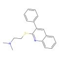 N，N-二甲基-2-[(3-苯基-2-喹啉基)硫代]-乙胺