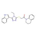 1-({[4-ethyl-5-(1H-indol-3-yl)-4H-1,2,4-triazol-3-yl]thio}acetyl)-1,2,3,4-tetrahydroquinoline