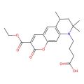 4-(3-(Ethoxycarbonyl)-6,8,8-trimethyl-2-oxo-7,8-dihydro-2H-pyrano[3,2-g]quinolin-9(6H)-yl)butanoic acid