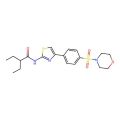 2-ethyl-N-[4-(4-morpholin-4-ylsulfonylphenyl)-1,3-thiazol-2-yl]butanamide
