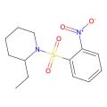 2-Ethyl-1-[(2-nitrophenyl)sulfonyl]piperidine