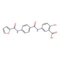 5-[4-(Furan-2-amido)benzamido]-2-hydroxybenzoic acid