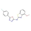5-(4-fluorophenyl)-N-(4-methoxy-1,3-benzothiazol-2-yl)-1,3,4-oxadiazol-2-amine