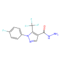 5-(三氟甲基)-1-(4-氟苯基)-1H-吡唑-4-酰肼