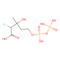 2-fluoromevalonate 5-diphosphate