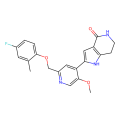 2-[2-(4-fluoro-2-methylphenoxymethyl)-5-methoxypyridin-4-yl]-1H,4H,5H,6H,7H-pyrrolo[3,2-c]pyridin-4-one